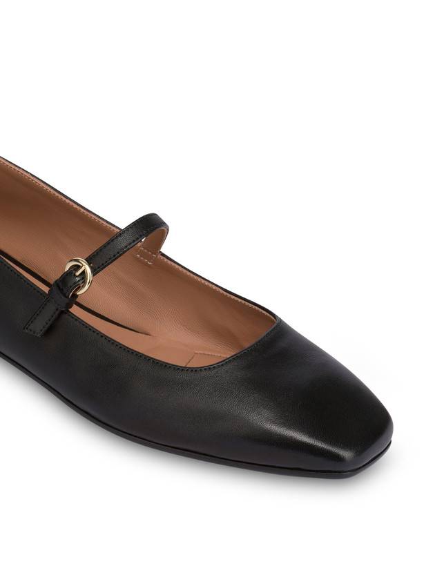 Pollini Ballerine In Nappa Nina Nero