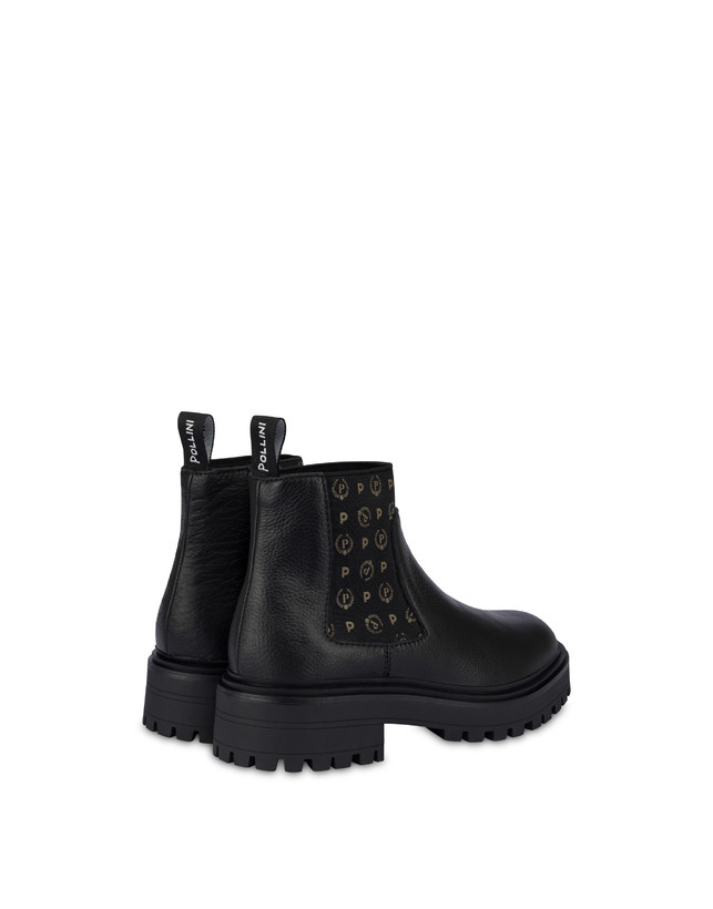 Pollini Beatles In Vitello Logo Heritage Nero/nero