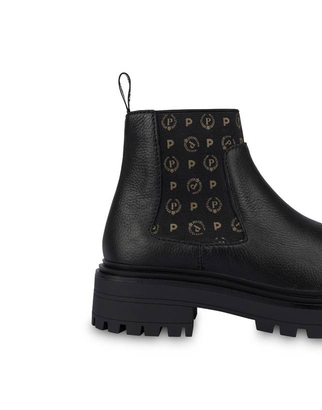 Pollini Beatles In Vitello Logo Heritage Nero/nero