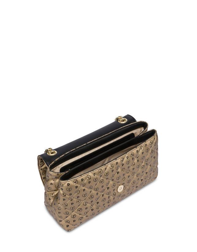 Pollini Borsa A Spalla Heritage Matelassé Oro/nero