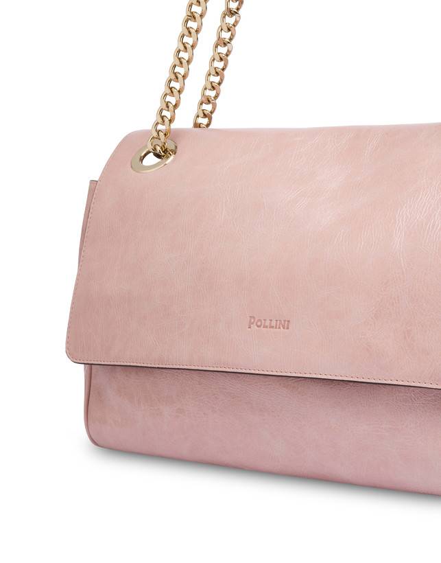 Pollini Borsa A Spalla Medium Softness Cipria