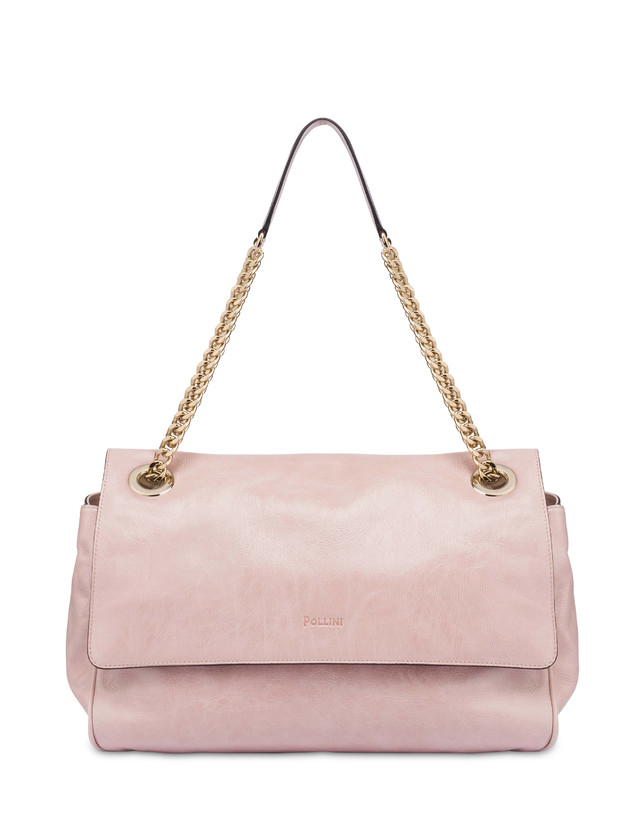 Pollini Borsa A Spalla Medium Softness Cipria