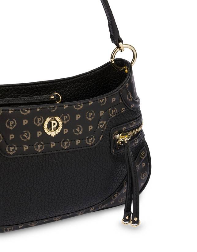 Pollini Borsa A Spalla Zipper Nero/nero