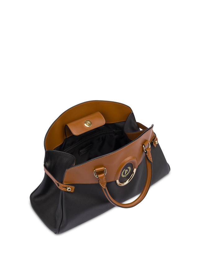 Pollini Borsa Doppio Manico Bicolor Wonder