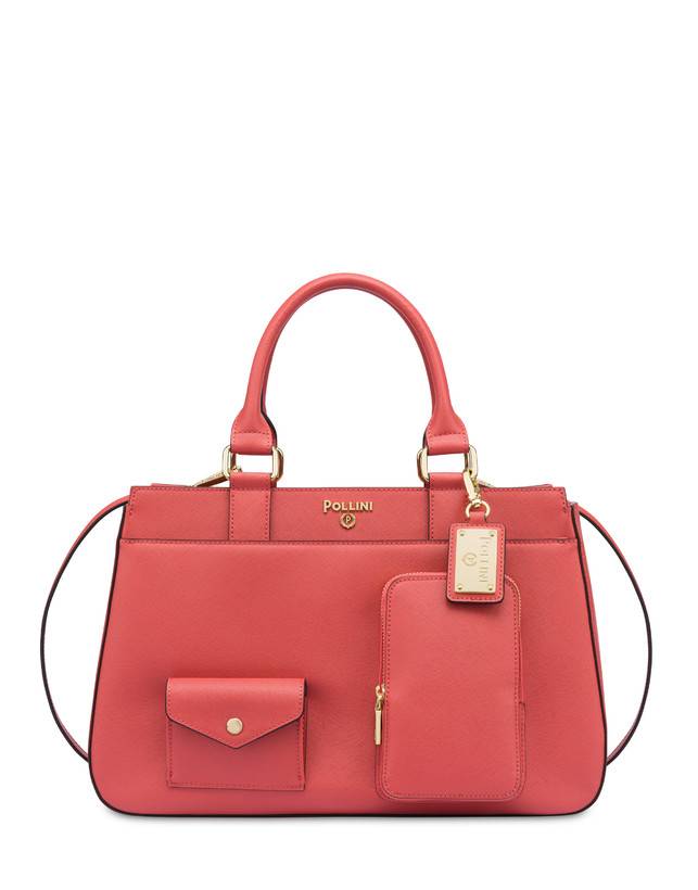 Pollini Borsa Doppio Manico Eclectic Arancio