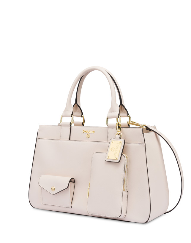 Pollini Borsa Doppio Manico Eclectic Avorio