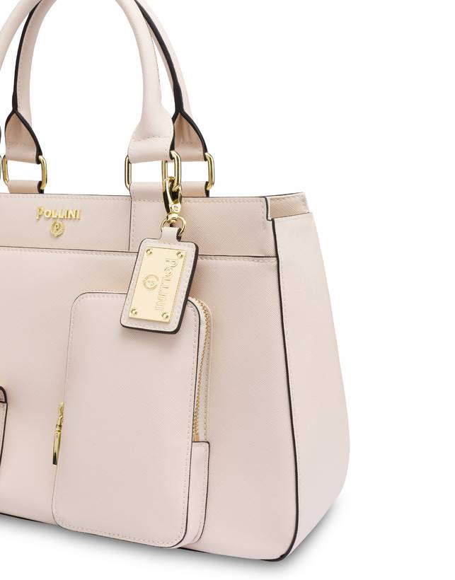 Pollini Borsa Doppio Manico Eclectic Avorio