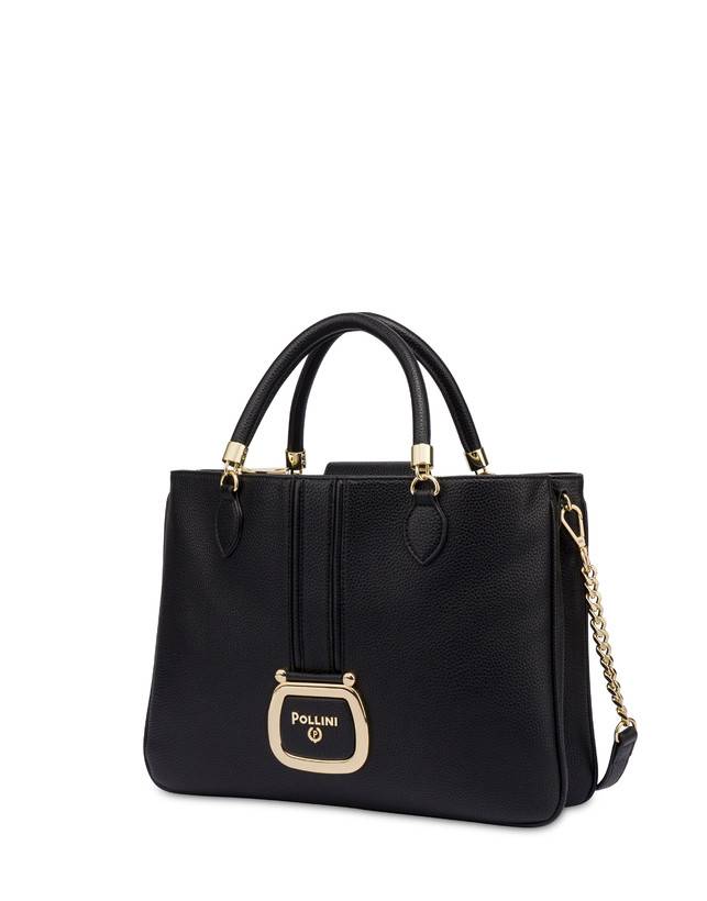 Pollini Borsa Doppio Manico Oasis Nero