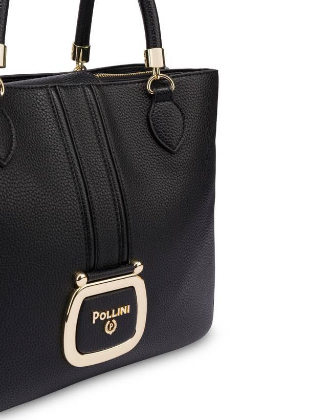 Pollini Borsa Doppio Manico Oasis Nero