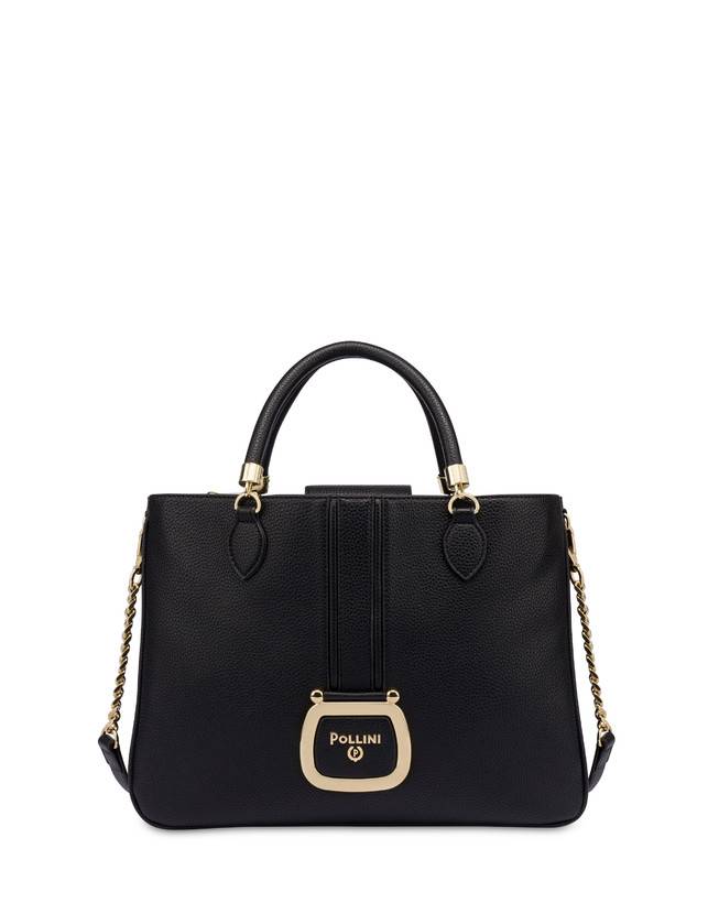 Pollini Borsa Doppio Manico Oasis Nero