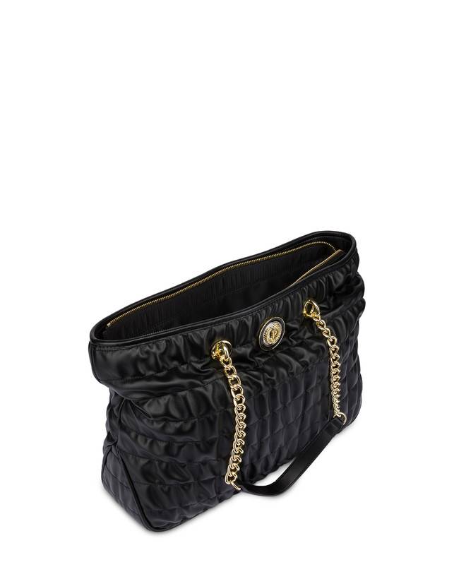 Pollini Borsa Doppio Manico Wrinky Nero/nero