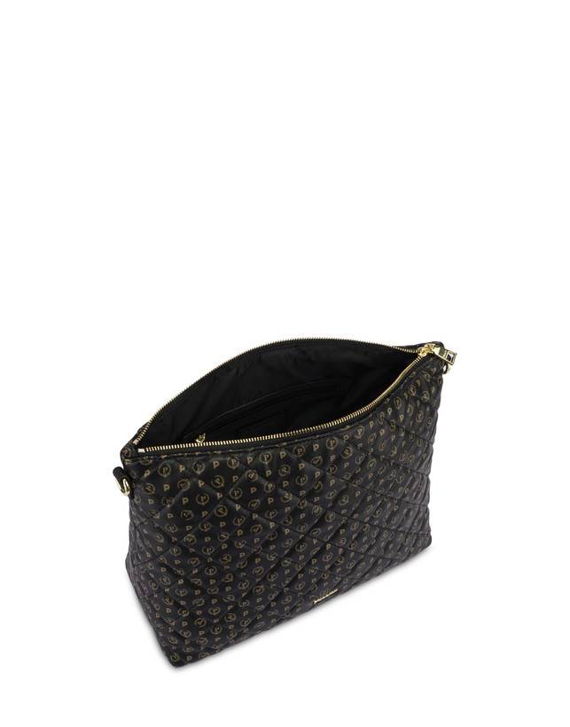 Pollini Borsa Hobo Heritage Matelassé Nero/nero