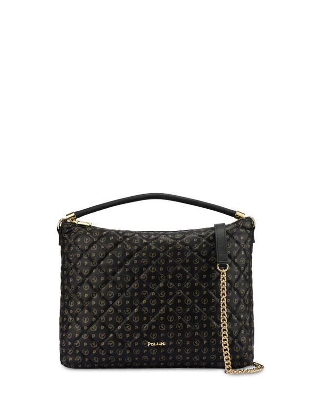 Pollini Borsa Hobo Heritage Matelassé Nero/nero