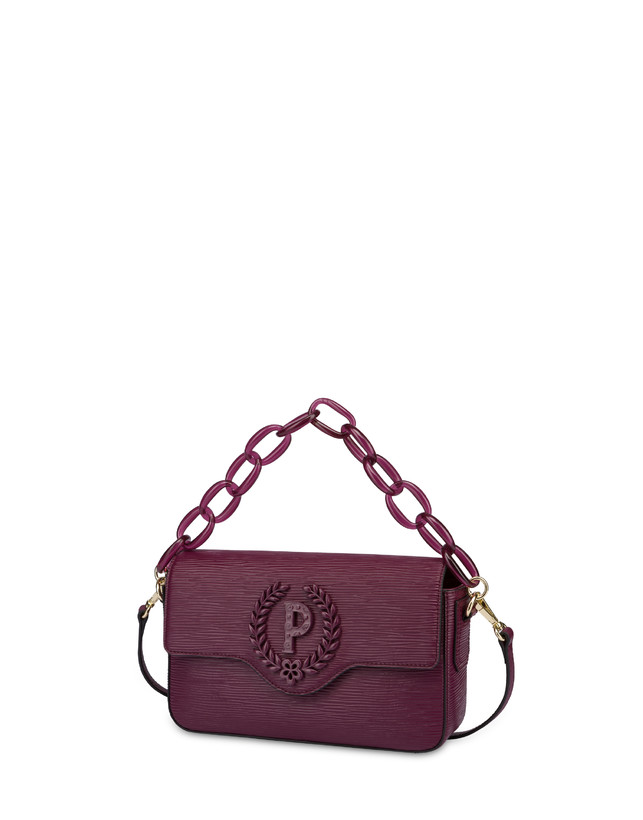 Pollini Candy Bag Con Maxi Catena Burgundy