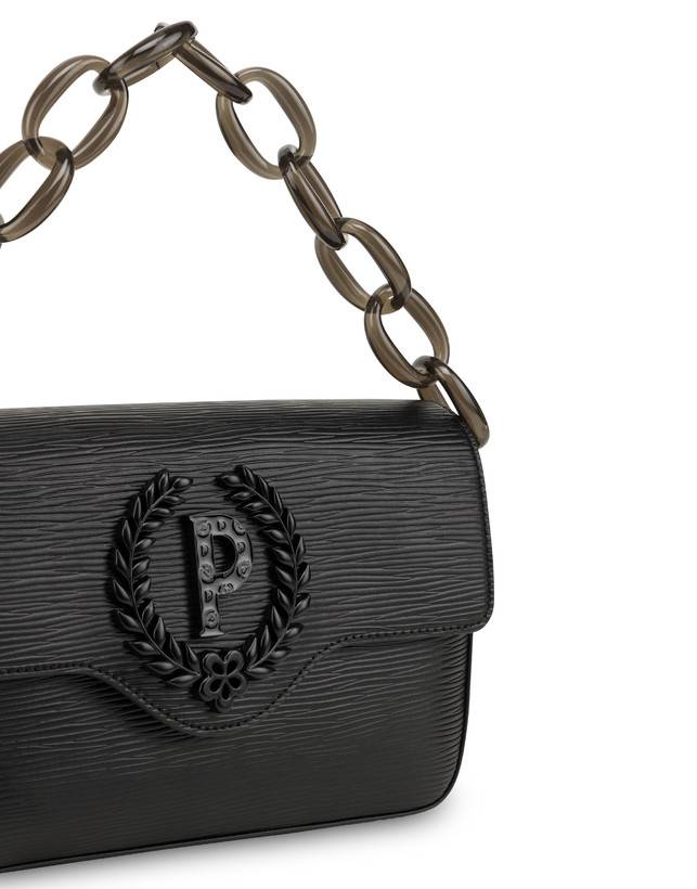 Pollini Candy Bag Con Maxi Catena Nero