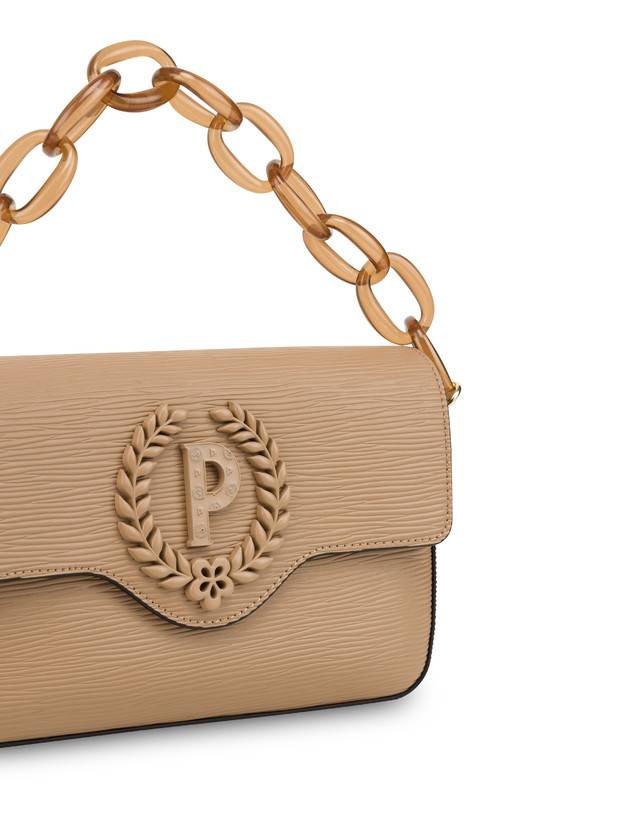 Pollini Candy Bag Con Maxi Catena Taupe