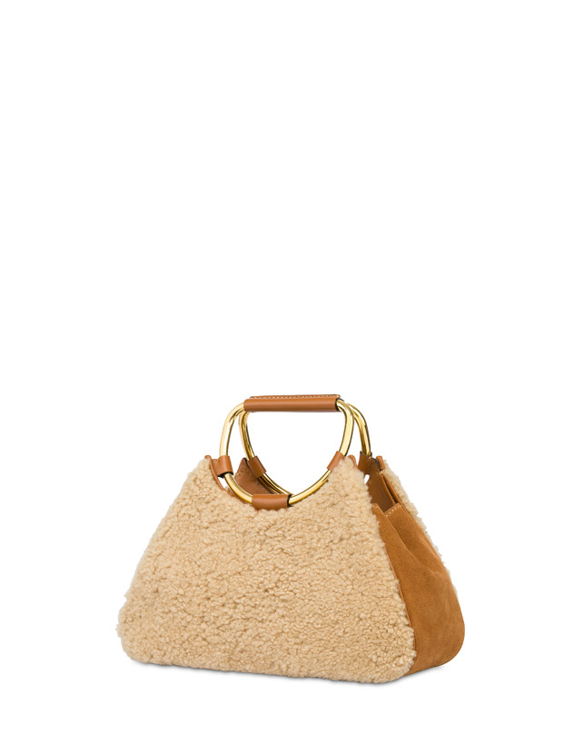 Pollini Clutch In Montone E Crosta Armour