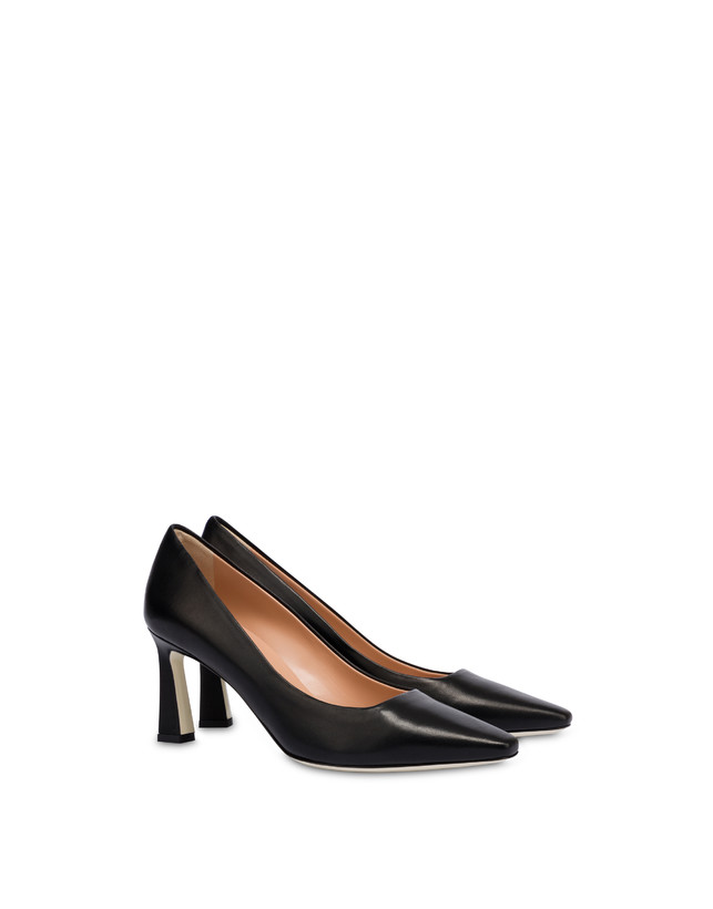 Pollini Décolleté In Nappa Cote D'azur Nero