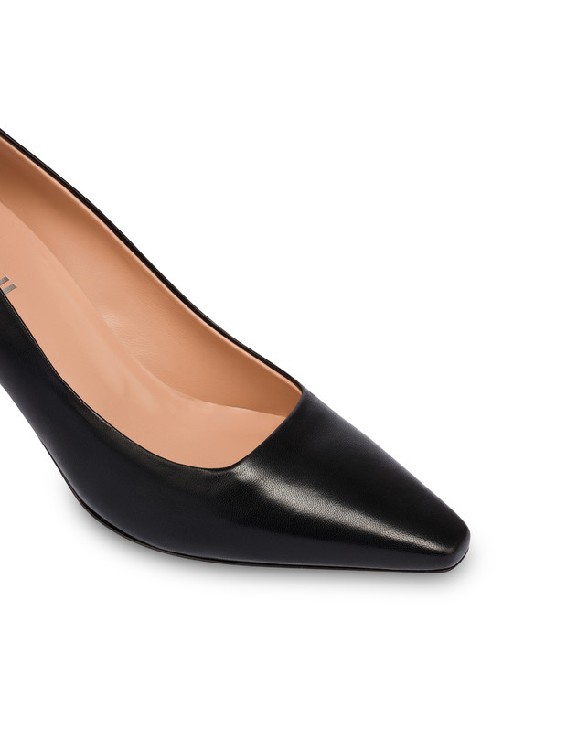 Pollini Décolleté In Nappa Cote D'azur Nero