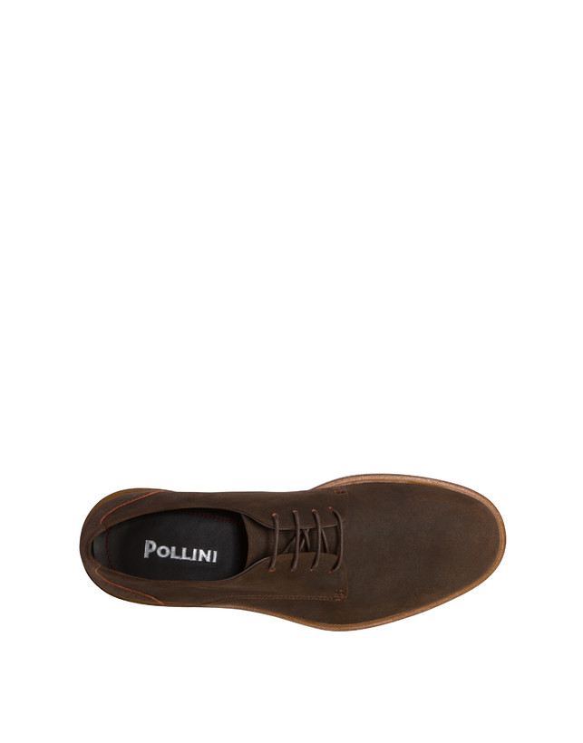 Pollini Derby In Scamosciato Classic T.moro
