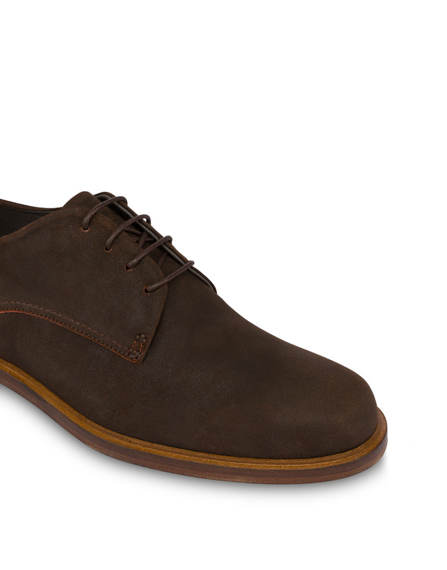 Pollini Derby In Scamosciato Classic T.moro
