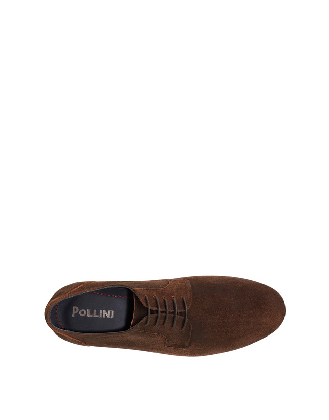 Pollini Derby In Scamosciato Flexy T.moro