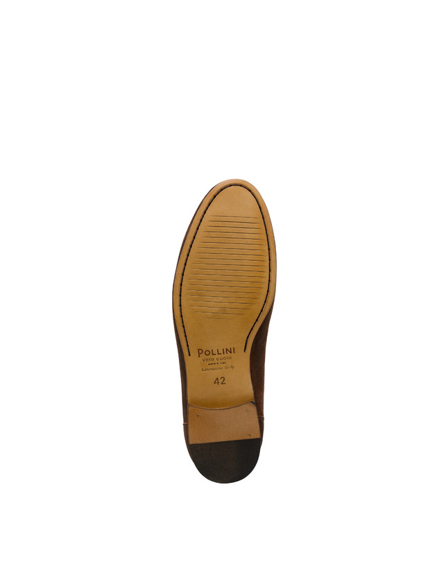 Pollini Derby In Scamosciato Flexy T.moro