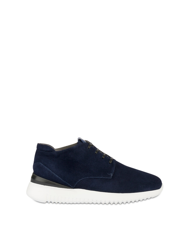 Pollini Desert Boot In Crosta Norfolk Blu Pollini Desert Boot In Crosta Norfolk Blu
