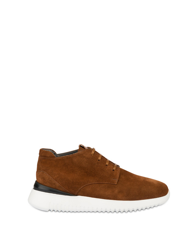 Pollini Desert Boot In Crosta Norfolk Cuoio Pollini Desert Boot In Crosta Norfolk Cuoio