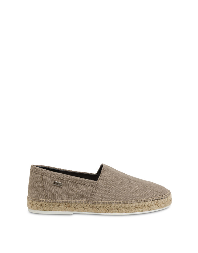 Pollini Espadrillas In Canvas E Vitello Corda