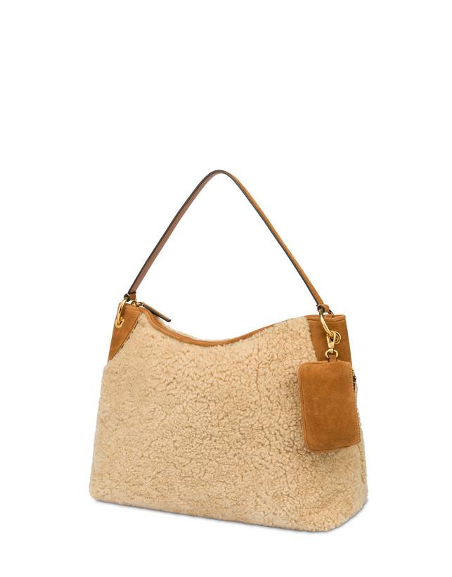 Pollini Hobo Bag In Montone E Crosta Anjia
