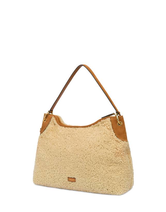 Pollini Hobo Bag In Montone E Crosta Anjia