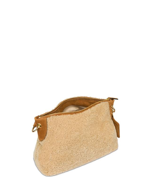 Pollini Hobo Bag In Montone E Crosta Anjia