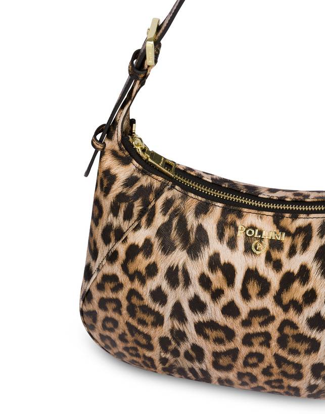 Pollini Hobo Bag Stampa Leopardata Nina Leopardo