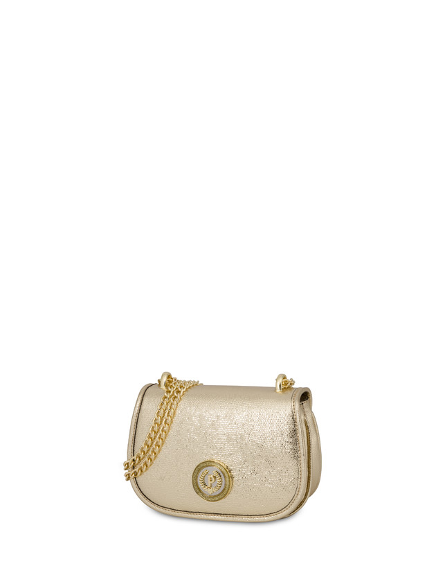 Pollini Mini Borsa Laminata Sara Oro