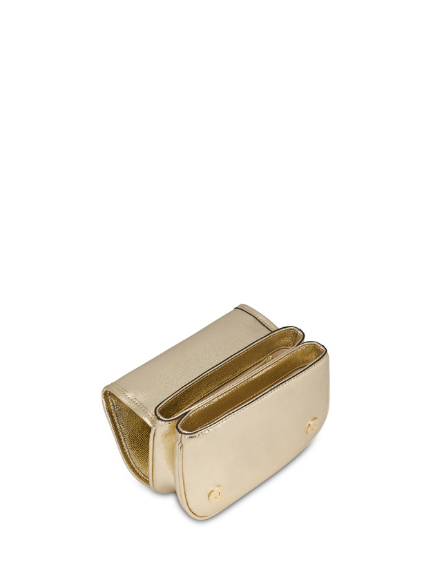 Pollini Mini Borsa Laminata Sara Oro