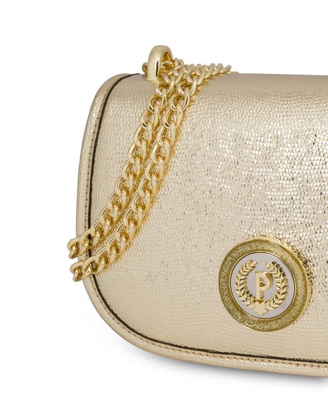 Pollini Mini Borsa Laminata Sara Oro