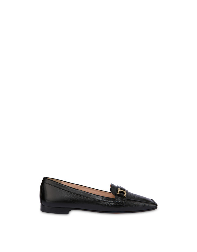Pollini Mocassini In Naplak Uptown Nero