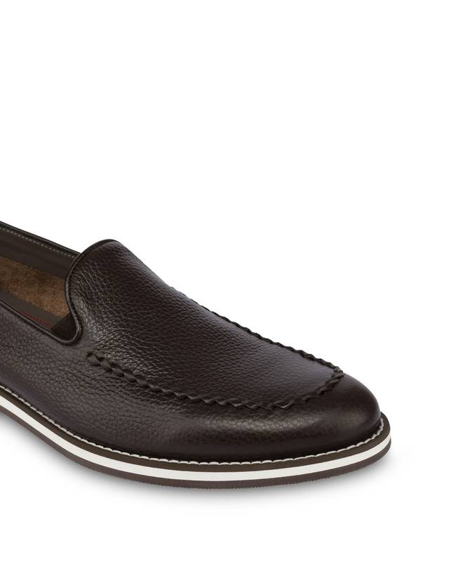 Pollini Mocassini In Vitello Green Field T.moro