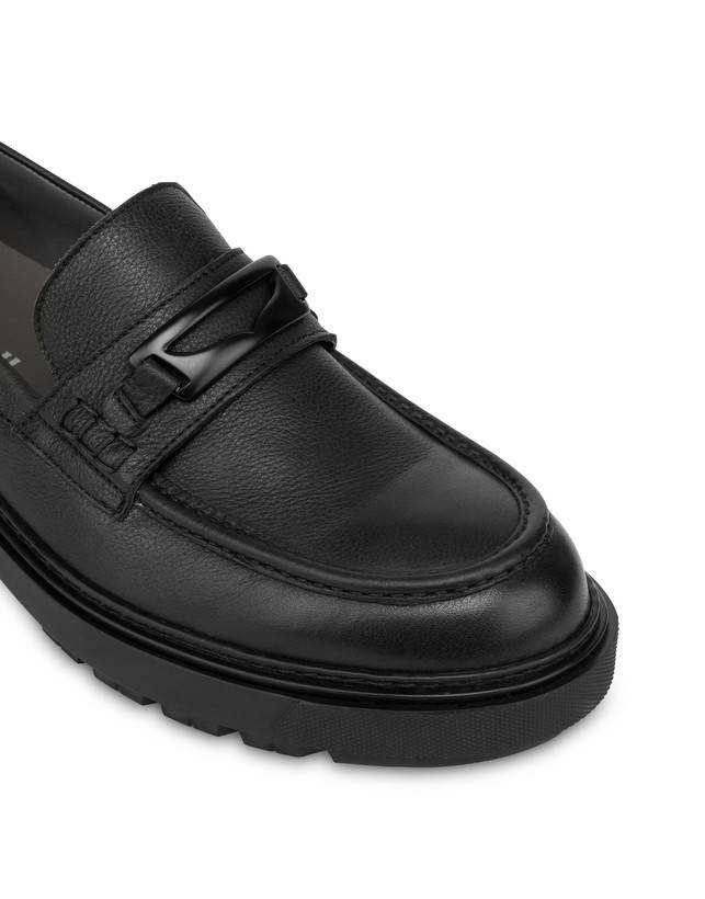 Pollini Mocassini In Vitello Kent Nero