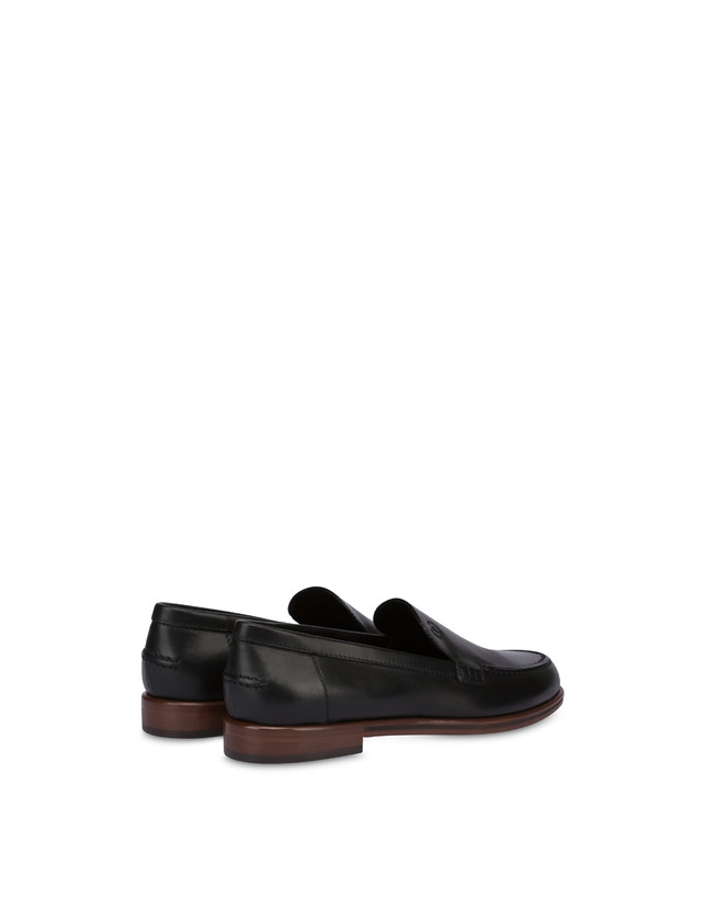 Pollini Mocassini In Vitello Oxford Nero