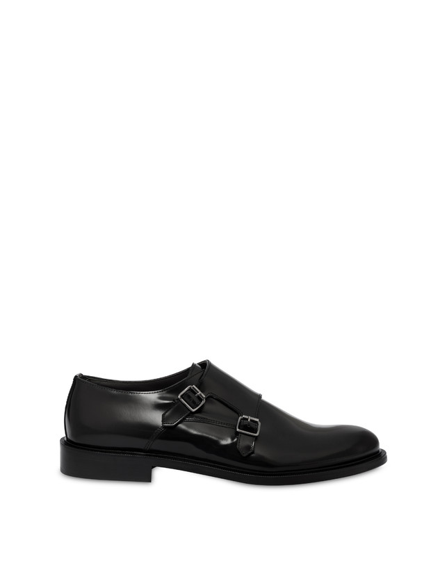 Pollini Monk Strap In Vitello 1920 Nero