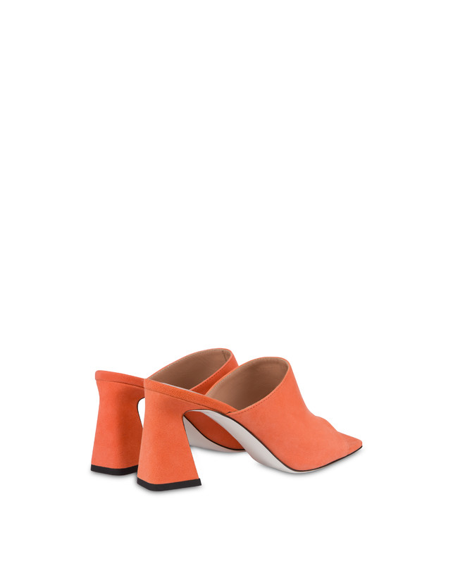 Pollini Mules Con Tacco In Camoscio Nina Coral