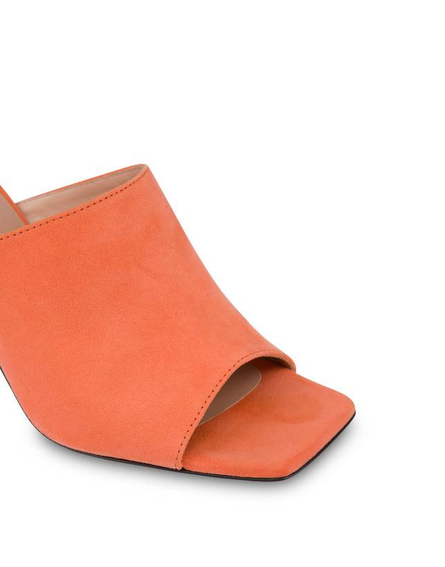 Pollini Mules Con Tacco In Camoscio Nina Coral