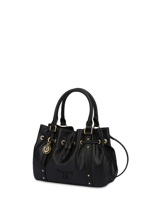 Pollini Piccola Borsa In Nappa Serena Nero/nero