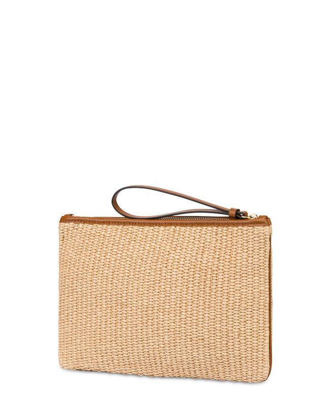 Pollini Pochette In Paglia Essence Sabbia