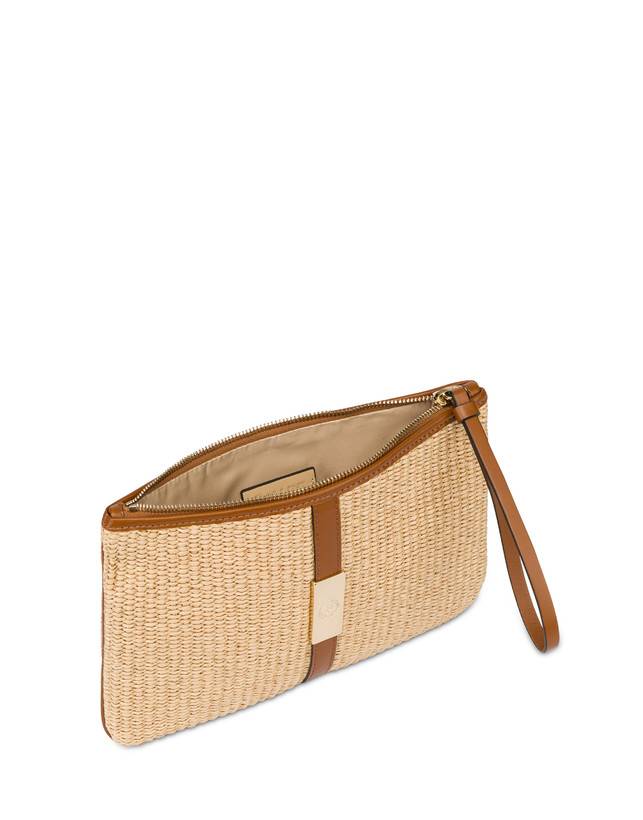 Pollini Pochette In Paglia Essence Sabbia