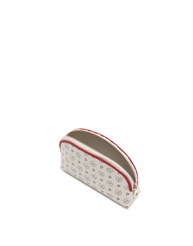 Pollini Pouch Heritage Logo Classic Avorio/lacca