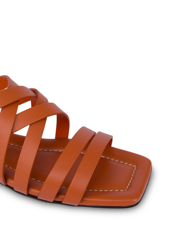 Pollini Sandali Flat Incontri Wood/rame