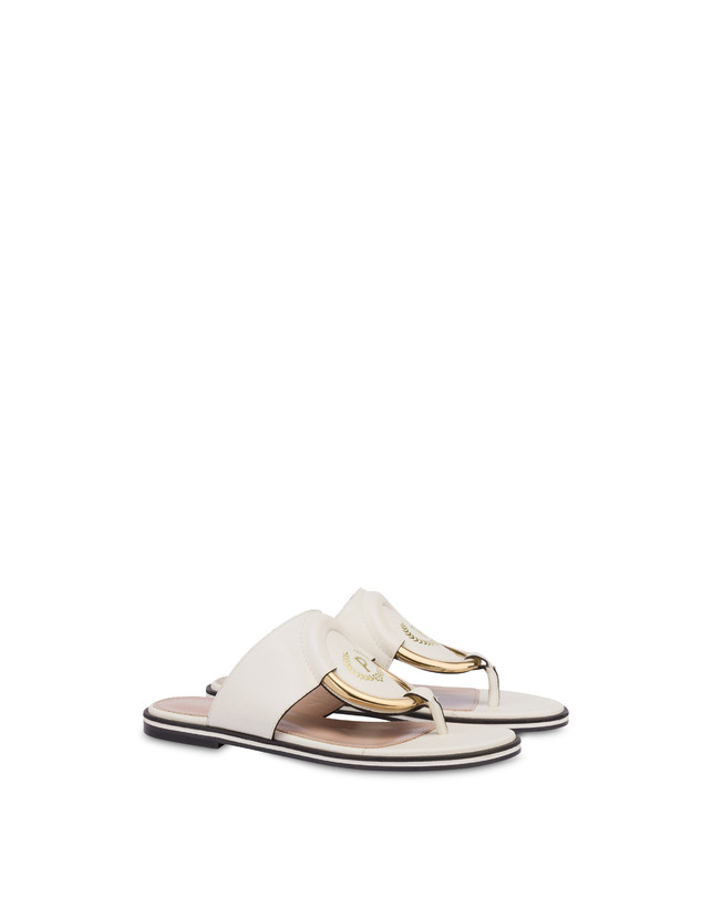 Pollini Sandali Flat Wonder Gesso